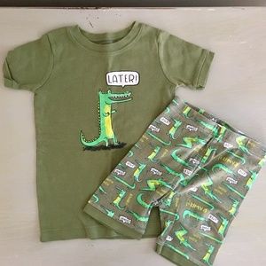 Boys Pajama Short Set Gators Sz 5 Old Navy